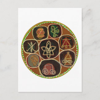 Carte Postale SCEAU DE SANTÉ : Emblème de Karuna Reiki