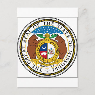 Carte Postale Sceau d'État du Missouri