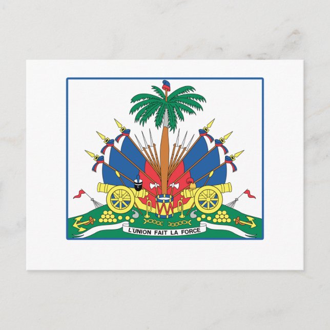 CARTE POSTALE SCEAU D'HAÏTI (Devant)