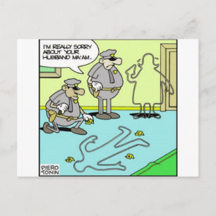 Carte Postale Scénario Funny Cadeaux policiers et Objets de coll