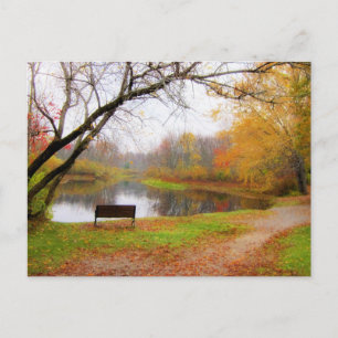Carte Postale Scène de banc - Ashuelot River Park