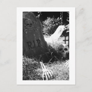 Carte Postale scène de cimetière