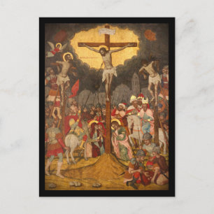 Carte Postale Scène de crucifixion 1711