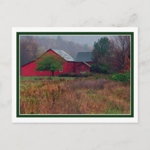 Carte Postale Scène de ferme d'automne