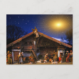 Carte Postale Scène de la Nativité