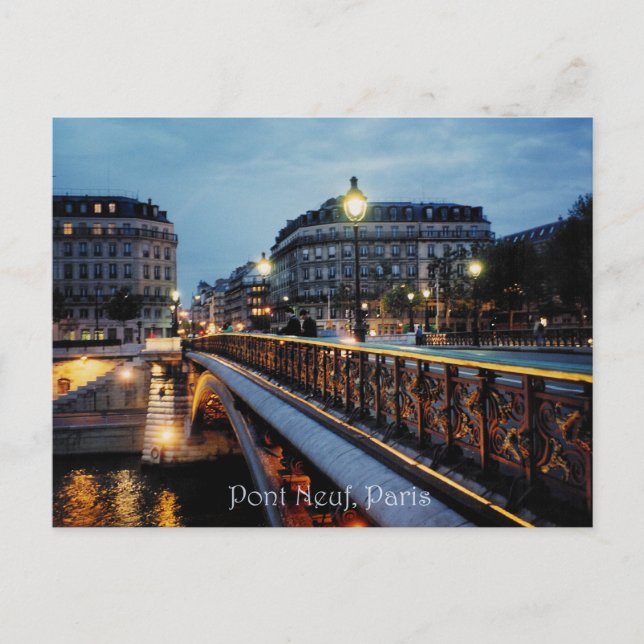 Carte Postale Scène de la Seine (Devant)