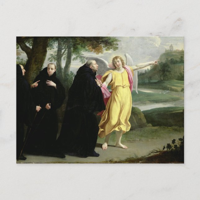 Carte Postale Scène de la vie de saint Benoît (Devant)