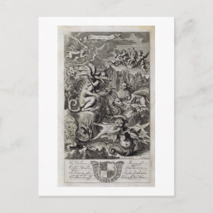 Carte Postale Scène de l'enfer, illustration tirée du livre 1 Pa
