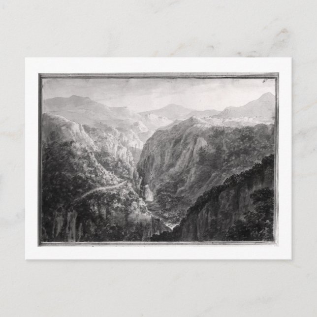 Carte Postale Scène de l'Inn at Devil's Bridge avec l'automne (Devant)