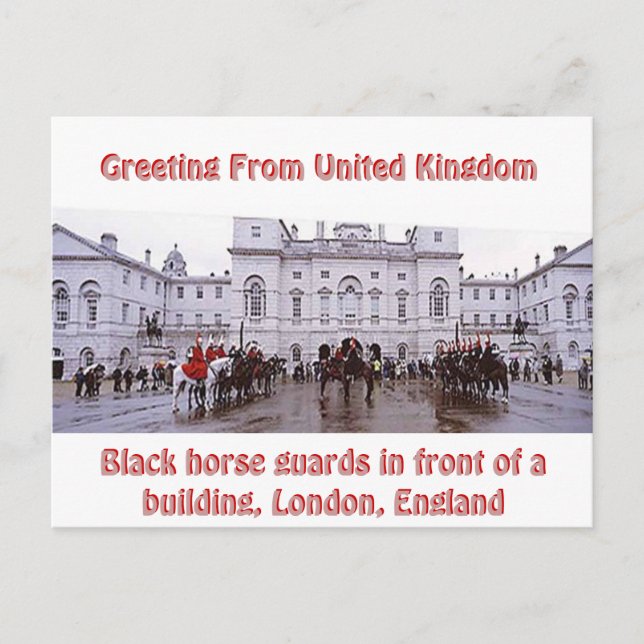 CARTE POSTALE SCÈNE DE LONDRES ANGLETERRE (UK) (Devant)