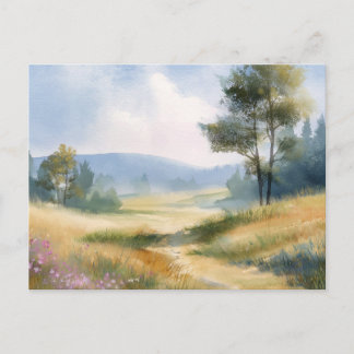 Carte Postale Scène de nature forestière 