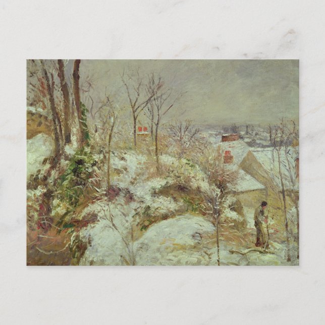 Carte Postale Scène De Neige (Devant)