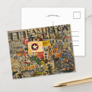 Carte Postale Scène de New York | Joaquín Torres-García