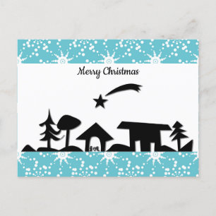 Carte Postale Scène de Noël