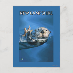 Carte Postale Scène de Otter de mer du New Hampshire