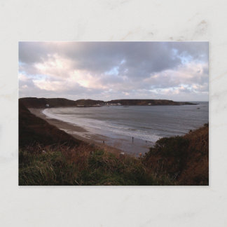 Carte Postale Scène de plage côtière, Morfa Nefyn