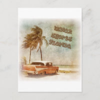 Scène de plage vintage Indian Shores