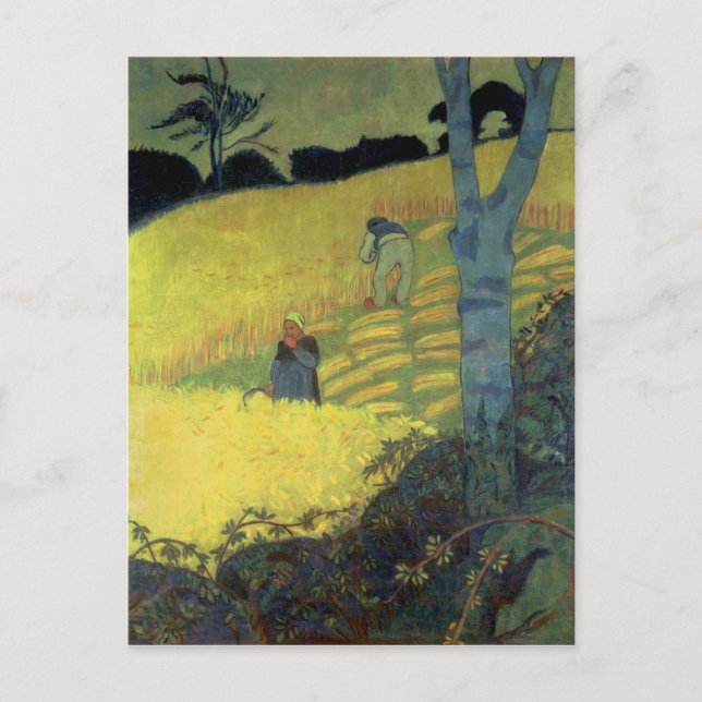 Carte Postale Scène de récolte (Devant)