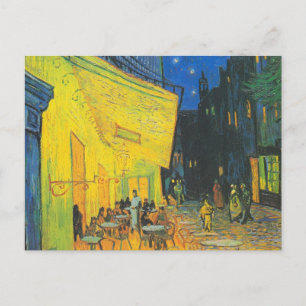 Carte Postale Scène de rue française du café-terrasse de Van Gog