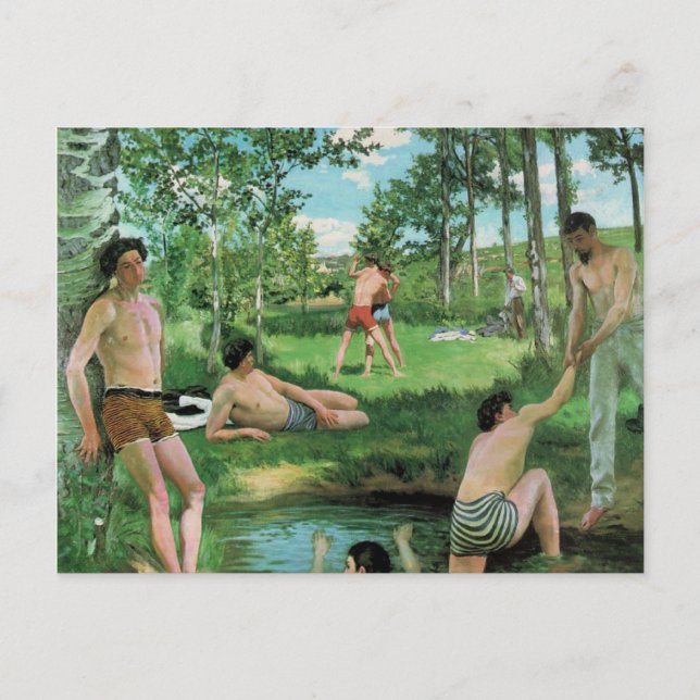 Carte Postale Scène d'été, Frederick Bazille (Devant)