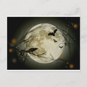 Carte Postale Scène d'Halloween