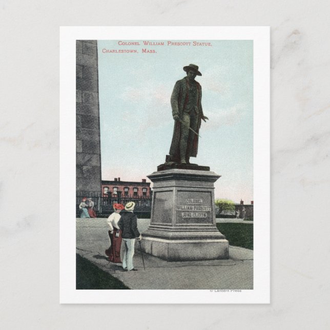 Carte Postale Scène du colonel William Prescott (Devant)