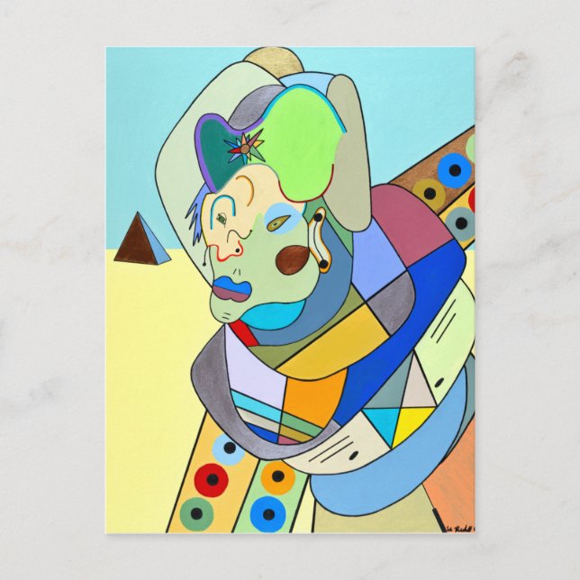 Carte Postale "Scène du désert" par Ruchell Alexander (Devant)