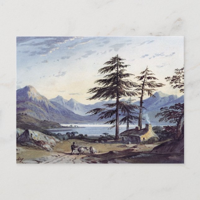 Carte Postale Scène du lac (Devant)