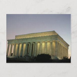 Carte Postale Scène du mémorial de Lincoln