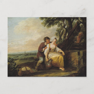 Carte Postale Scène Galante, 1774