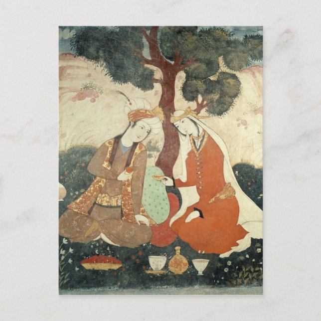 Carte Postale Scène galante de l'ère de Shah Abbas I (Devant)