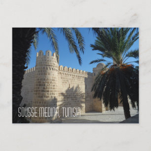 Carte Postale Scène historique de la rue Médina Tunisie