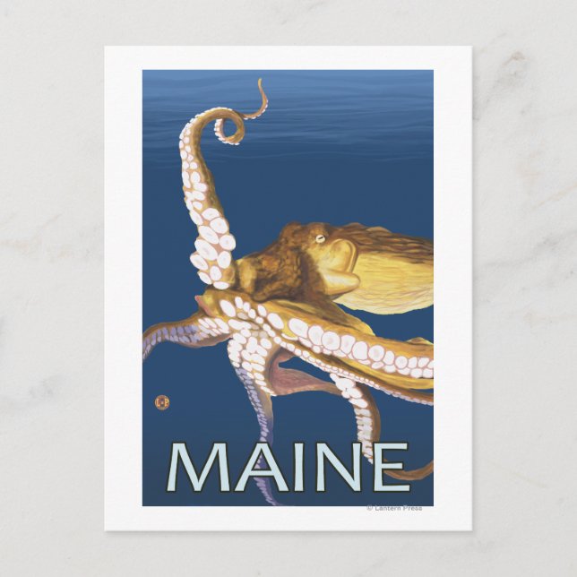 Carte Postale Scène MaineOctopus (Devant)