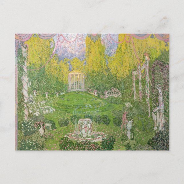 Carte Postale Scène pour l'opéra 'Orpheo de Euridice' (Devant)