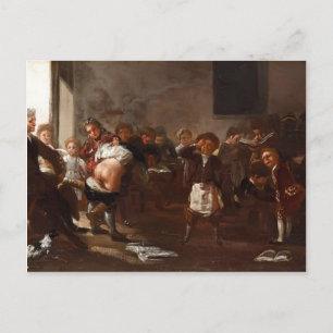Carte Postale Scène scolaire par Francisco Goya