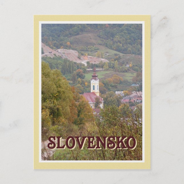 Carte Postale Scène slovaque (Devant)