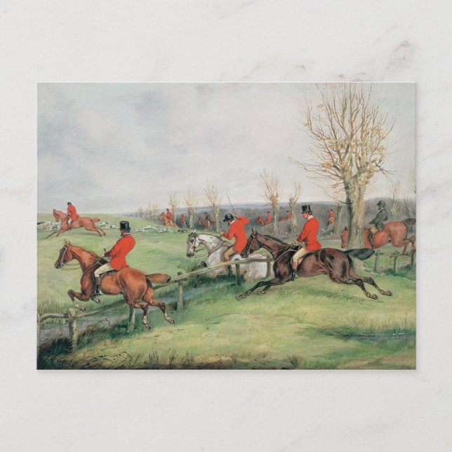 Carte Postale Scène sportive, 19ème siècle (Devant)