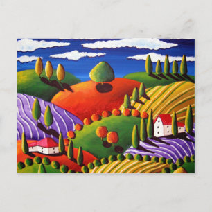 Carte Postale Scène toscane
