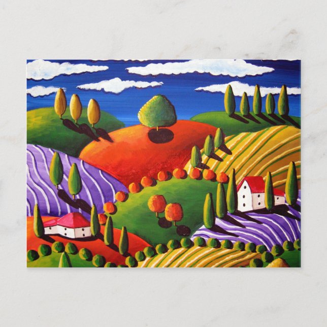 Carte Postale Scène toscane (Devant)