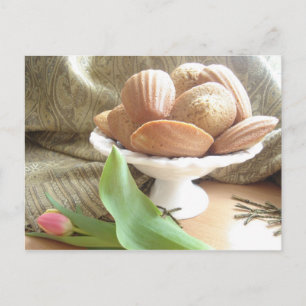 Carte Postale Scènes anglaises, Gâteaux pour thé l'après-midi