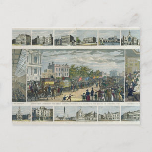Carte Postale Scènes associées à la présentation