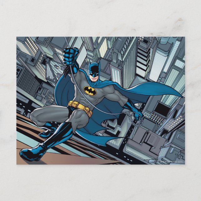 Carte Postale Scènes Batman - Mur d'échelle (Devant)