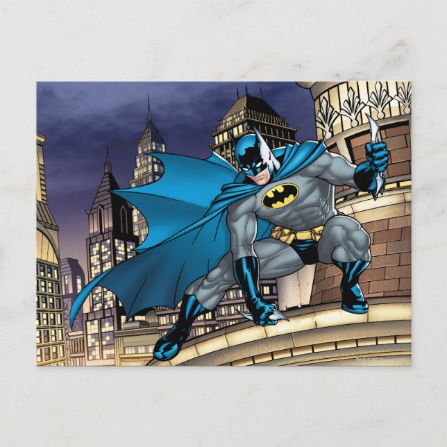 Carte Postale Scènes Batman - Tour (Devant)