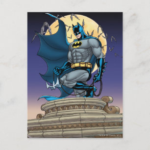 Carte Postale Scènes Batman - Vue Côté Lune