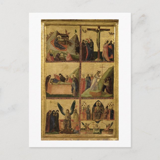 Carte Postale Scènes de la passion (panneau) (Devant)