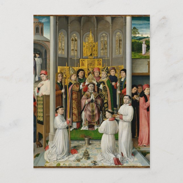 Carte Postale Scènes de la vie de Saint Augustin (Devant)