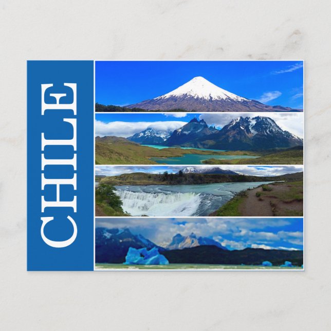 Carte Postale scènes de nature chili (Devant)