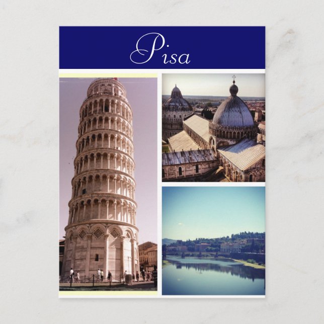 Carte Postale Scènes de Pise (Devant)