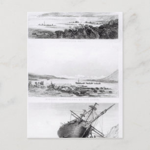 Carte Postale Scènes du "Beagle" en réparation