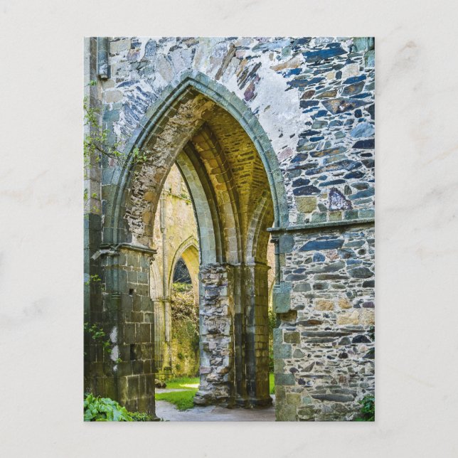 Carte Postale Scènes D'Une Abbaye Française (Devant)